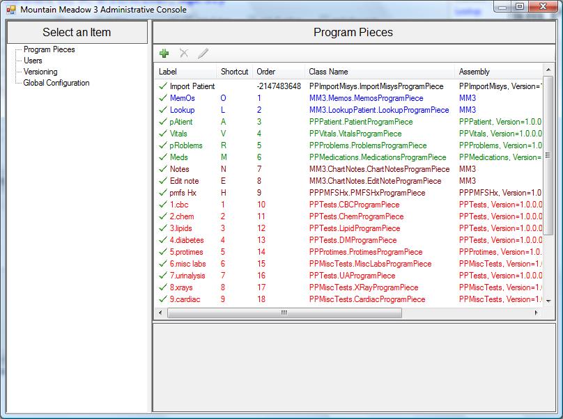 Admin Console